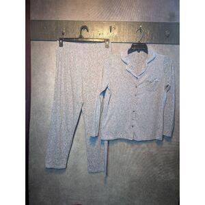 Celestial Dreams lightweight button-down pajama set medium